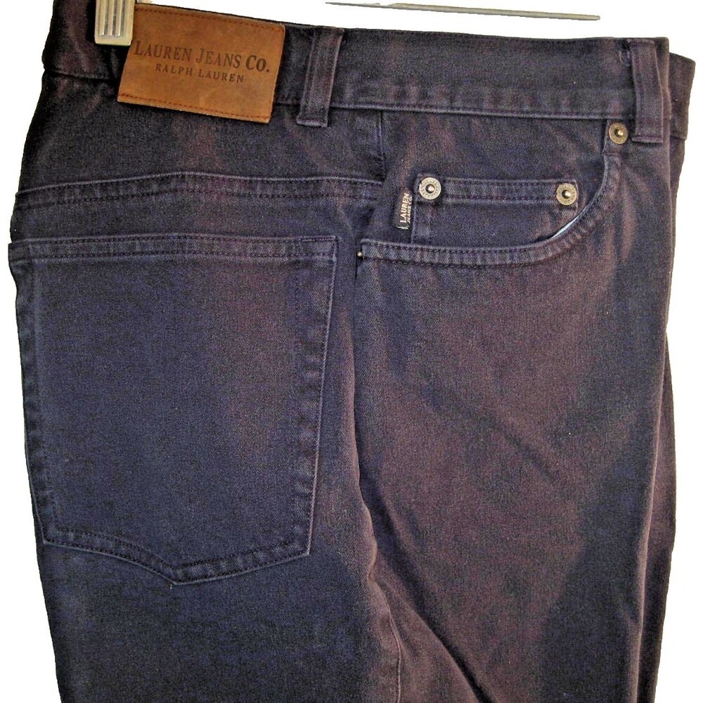 Womens Lauren Jeans Co Ralph Lauren Blue Denim Cotton Jeans sz 6 x 27.5" inseam